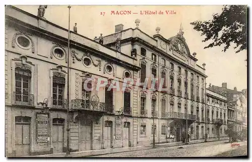 Cartes postales Macon L&#39Hotel de Ville
