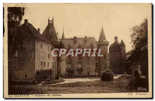 Cartes postales La Clayette Interieur du Chateau