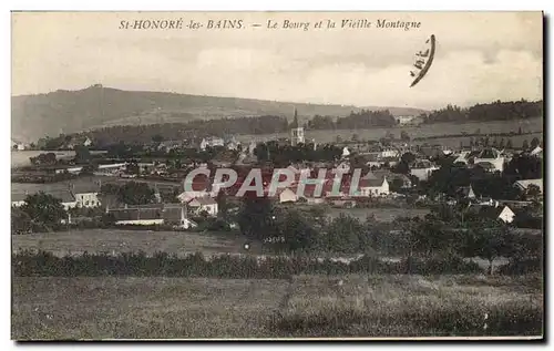 Ansichtskarte AK St Honore les Bains Le Bourg et le Vieille Montagne