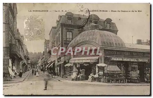 Cartes postales La Nornandie Villers Sur Mer Rues Du Cassino Et De La Mer