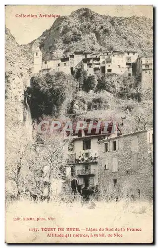 Cartes postales Touet De Beuil Ligne Du Sud De La France