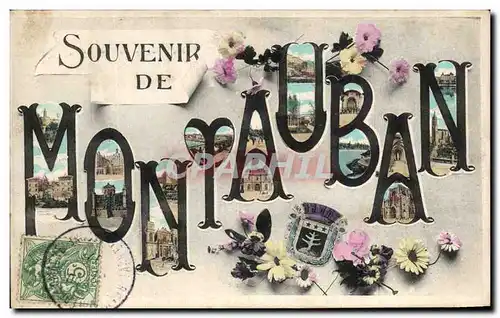 Cartes postales Souivenir De Montauban