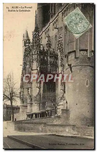 Ansichtskarte AK Albi Le Portail Sud De La Cathedrale