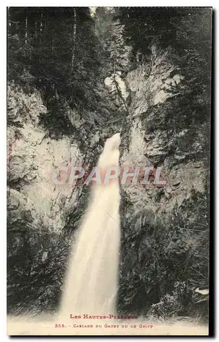 Cartes postales Les Hautes Pyrenees Cascade Du Geret ou De Gripp