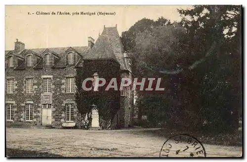 Cartes postales Chateau de l'Aulne pres Martigne
