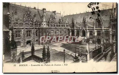 Cartes postales Rouen Ensemble du Palais de Justice