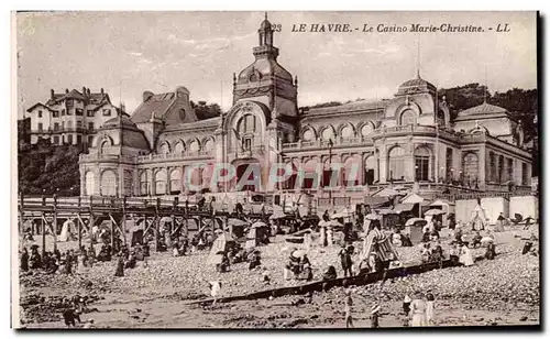 Cartes postales Le Havre Le Casino Marie Christine