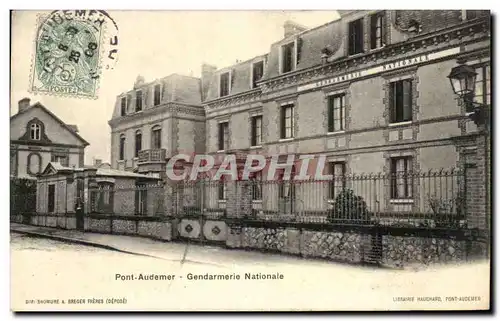 Cartes postales Pont Audemer Gendarmerie Nationale