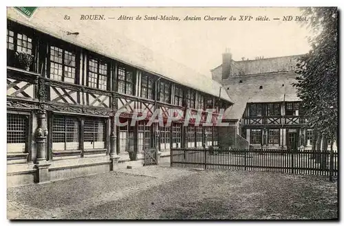 Cartes postales Rouen Aitres de Saint Maclou Ancien Charnier du 16eme