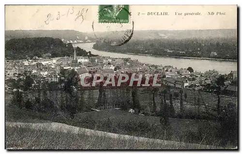 Cartes postales Duclair vue generale