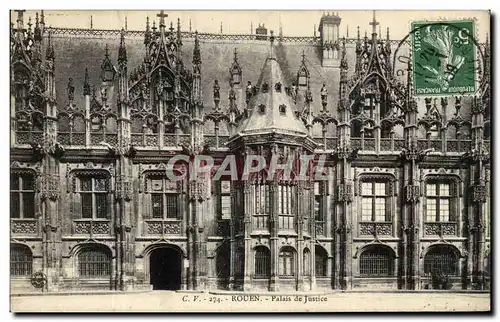 Cartes postales Rouen Palais de Justice