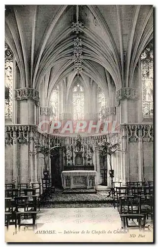 Ansichtskarte AK Amboise Interieur De La Chapelle Du Chateau