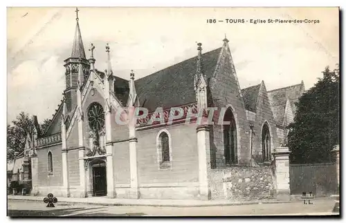 Ansichtskarte AK Tours Eglise St Pierre Des Corps