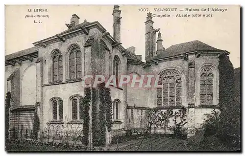 Ansichtskarte AK Le Littoral Valmont Ruines De l&#39Abbaye Chapelle Abside