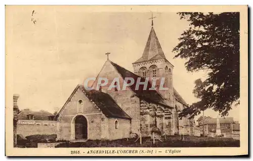 Cartes postales Angerville L&#39Orcher L&#39Eglise