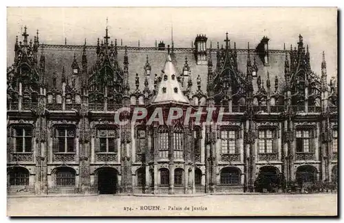 Cartes postales Rouen Palais de justice