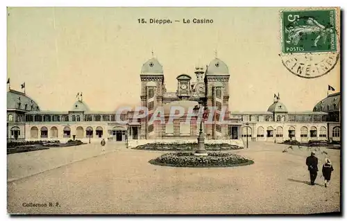 Ansichtskarte AK Dieppe Le casino (carte toilee)