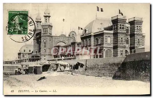 Cartes postales Dieppe Le Casino