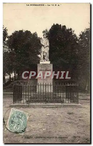 Cartes postales La Normandie Gisors Statue du General de Blaumont