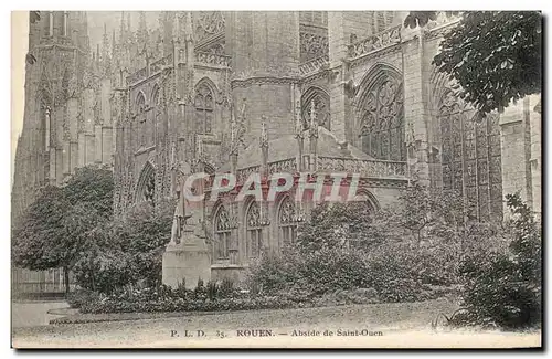 Cartes postales Rouen Abside de Saint Ouen