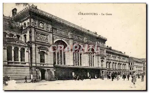 Cartes postales Strasbourg La Gare