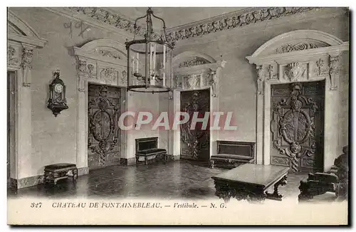 Ansichtskarte AK Chateau de Fontainebleau Vestibule