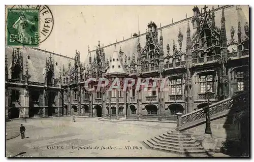 Cartes postales Rouen Le Palais de Justice