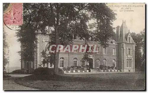 Ansichtskarte AK Saint Riquier Es Plains Le Chateau