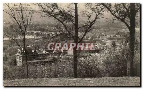 Ansichtskarte AK Meulan Panorama Vue Prise de la Pierre aux Poissons