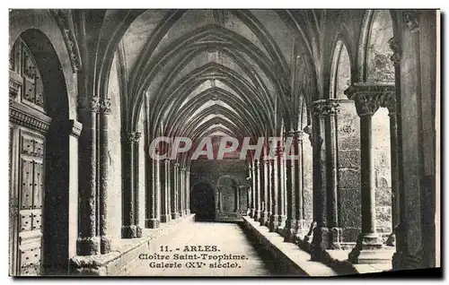 Cartes postales Arles Cloitre Saint Trophime Galerie