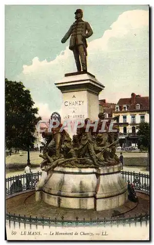 Ansichtskarte AK Le Mans Le Monument De Chanzy Militaria