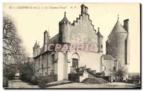 Cartes postales Loches Le Chateau Royal