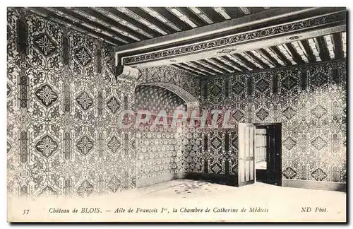 Ansichtskarte AK Chateau de Blois Aile de Francois 1er la Chambre de Catherine de Medicis