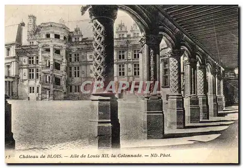 Ansichtskarte AK Chateau de Blois Aile de Louis XII la Colonnade