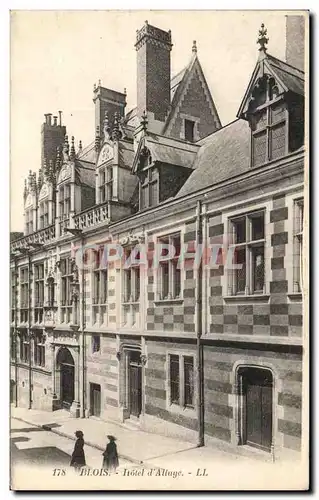 Cartes postales Blois Hotel d&#39Alluye