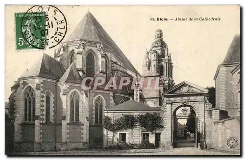 Cartes postales Blois Abside de la Cathedrale