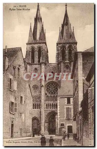 Cartes postales Blois Eglise Saint Nicolas