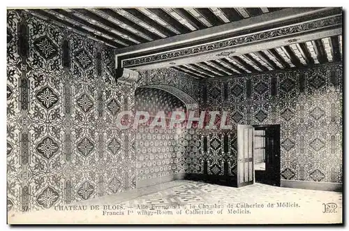 Ansichtskarte AK Chateau De Blois Aile Francois 1er la Chambre de Catherine de Medicis