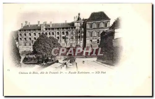 Cartes postales Chateau de Blois de Francois Ier Facade Exterieure