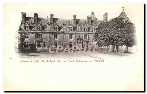 Ansichtskarte AK Chateau de Blois Aile de Louis XII Facade Exterieure