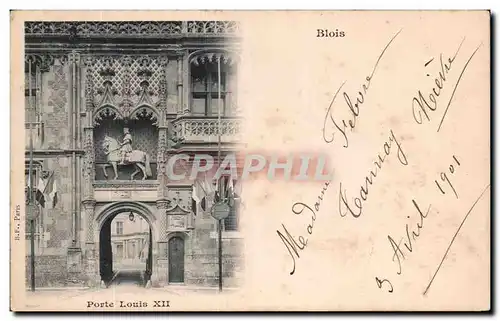 Cartes postales Blois Porte Louis XII