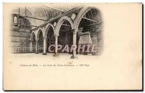 Cartes postales Chateau de Blois La Salle des Etats Generaux