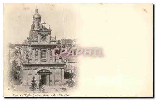 Cartes postales Blois L&#39Eglise St Vincent de Paul