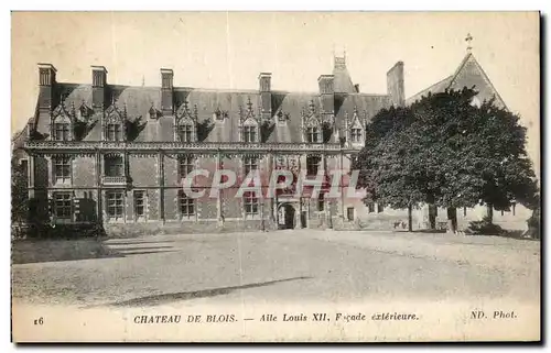 Ansichtskarte AK Chateau De Blois Aile Louis XII Facade exterieure