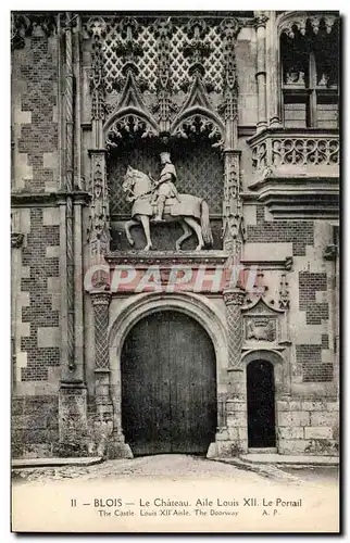 Cartes postales Blois Le Chateau Aile Louis XII Le Portail