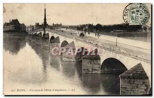 Cartes postales Blois Vue prise de l&#39Hotel d&#39Angleterre