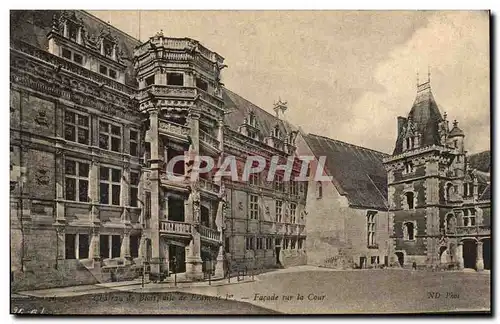 Cartes postales Chateau de Blois Aile de Francois 1er Facade sur la Cour