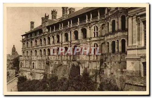 Cartes postales Chateaux De La Loire Chateau de Blois Facade Francois 1er