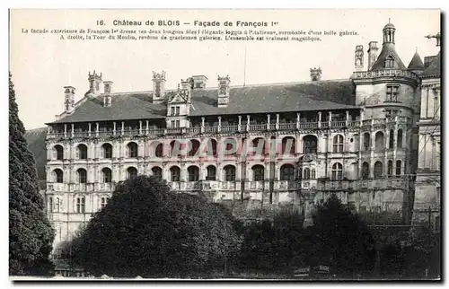 Ansichtskarte AK Loire Chateau de Blois Facade de Francois 1er La Facade Exterieure de Francois