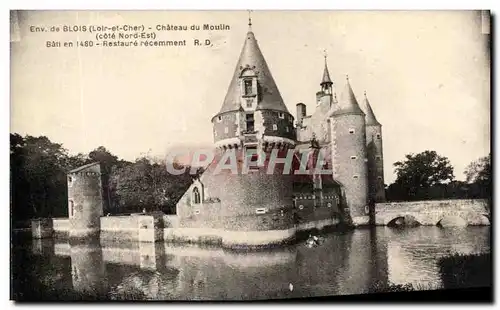 Cartes postales Environs de Blois Chateau du Moulin